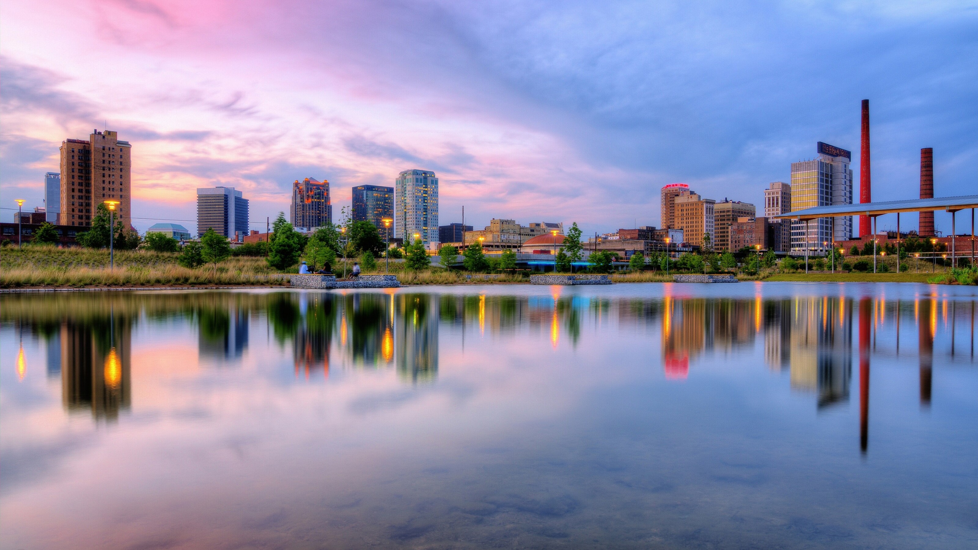 Birmingham, Alabama skyline and business district