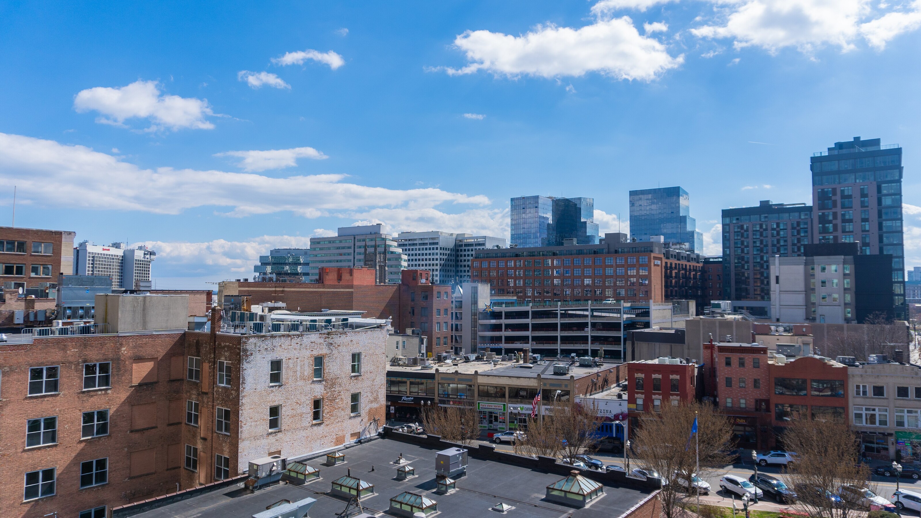 Stamford, Connecticut skyline and business district