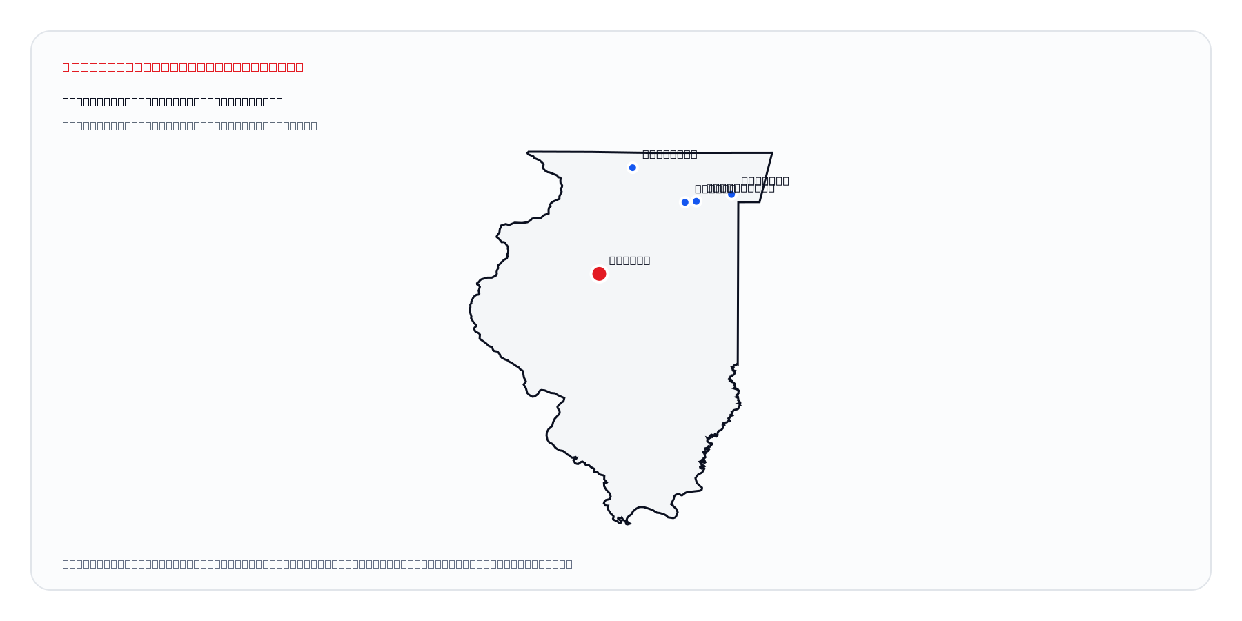 Peoria, Illinois market coverage map