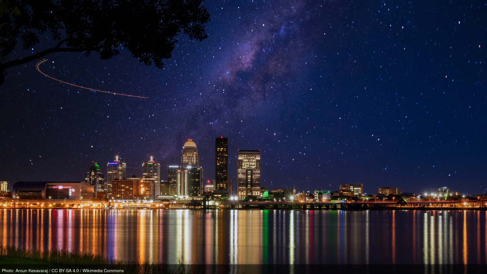 Louisville, Kentucky skyline and business district