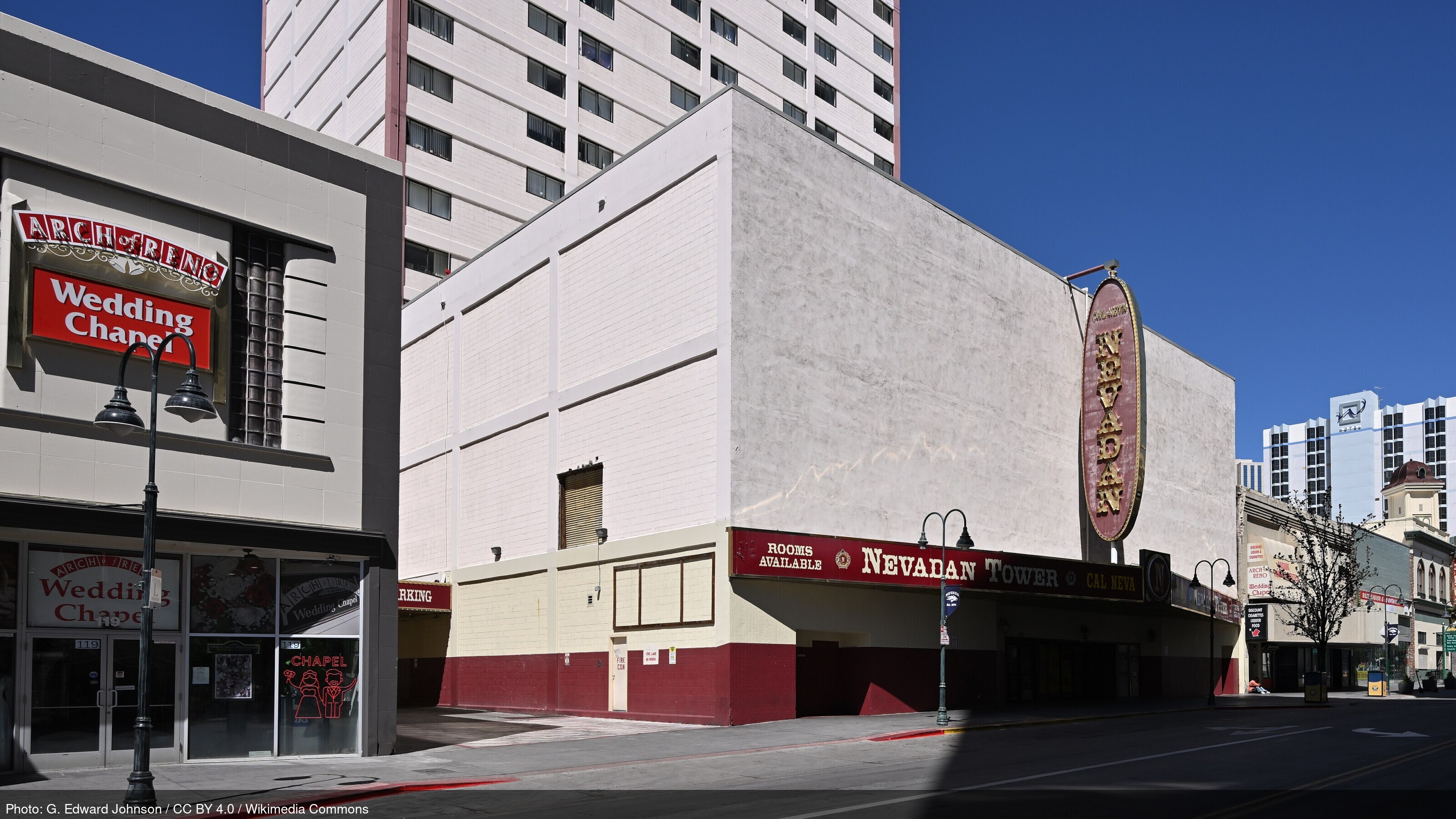 Reno, Nevada skyline and business district