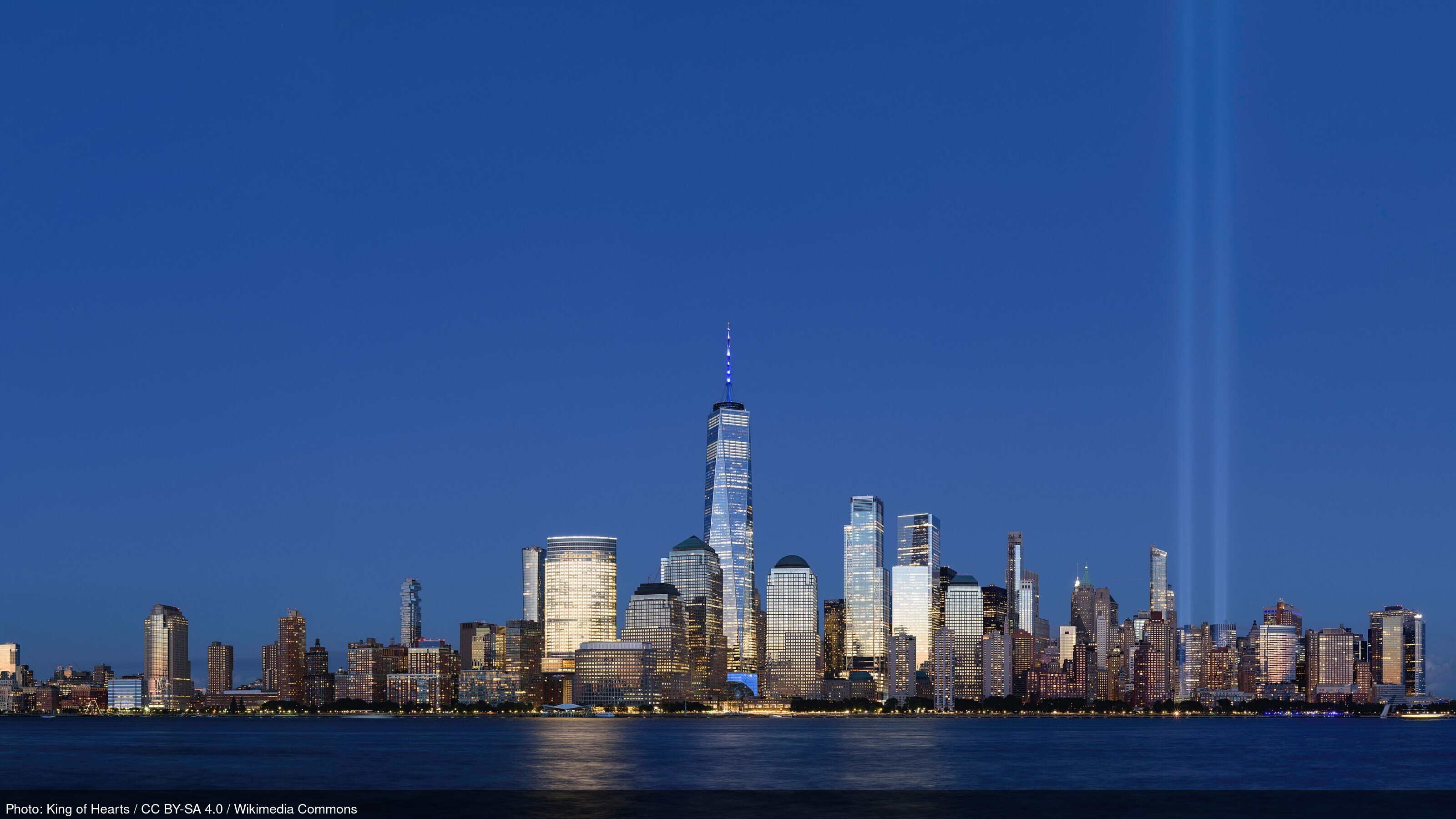 Jersey City, New Jersey skyline and business district