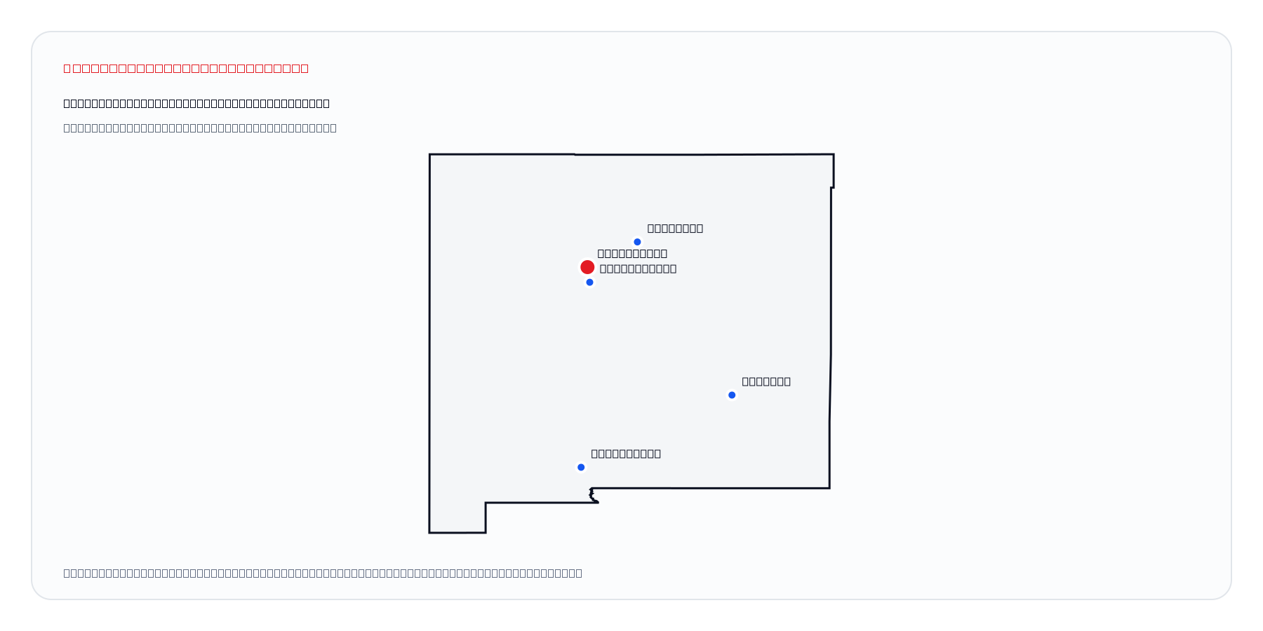 Rio Rancho, New Mexico market coverage map