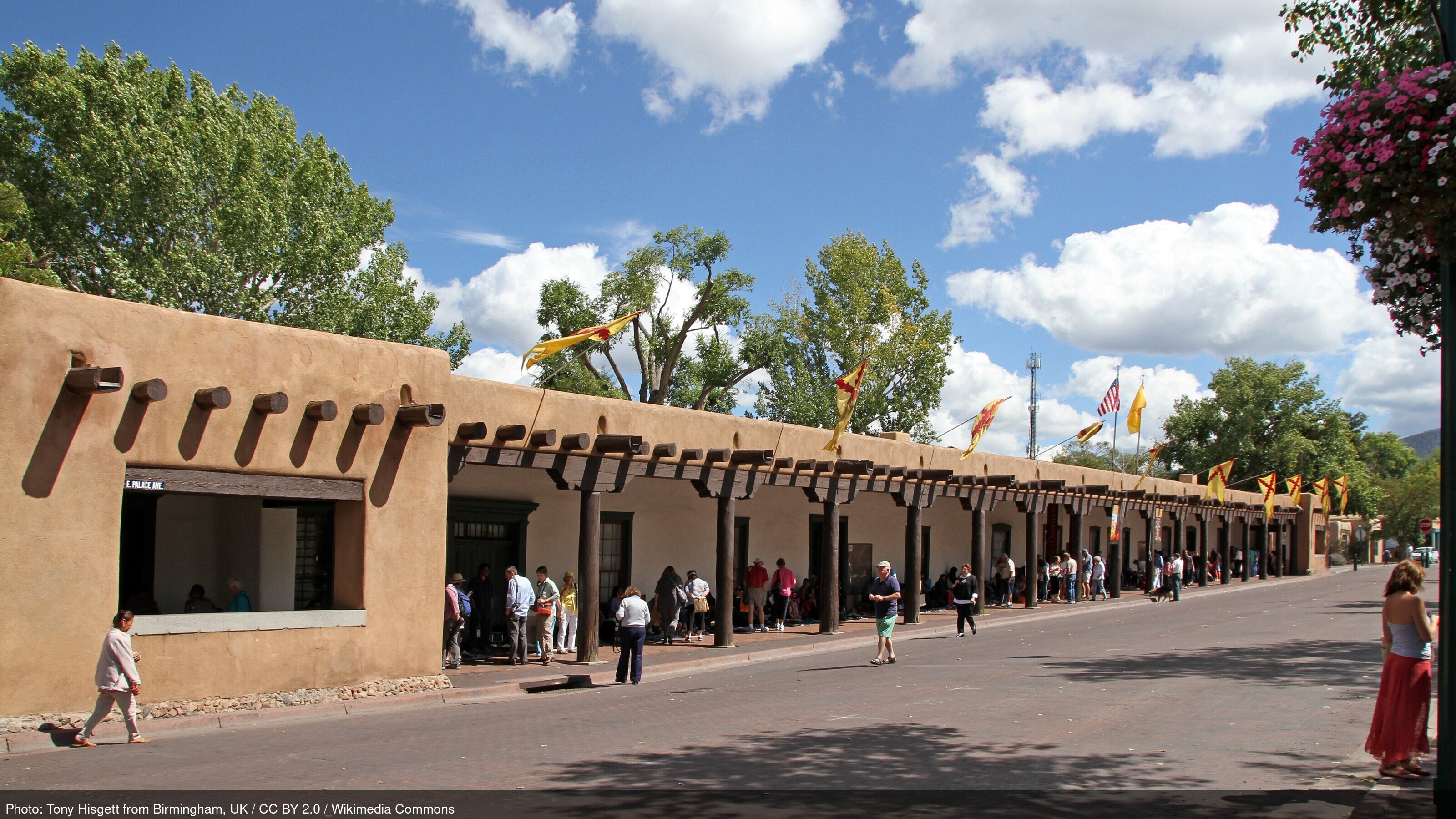 Santa Fe, New Mexico skyline and business district