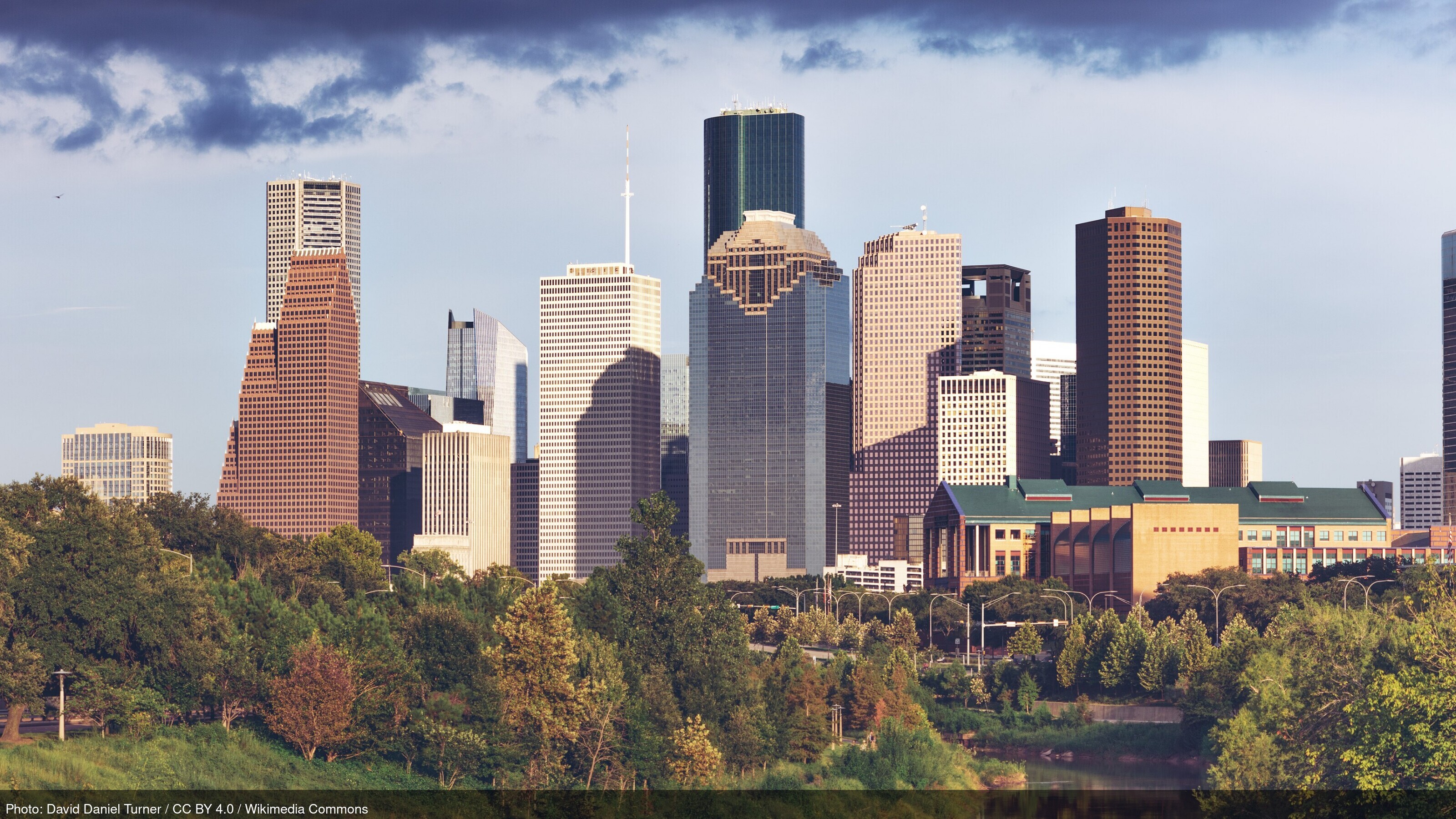 Houston, Texas skyline and business district