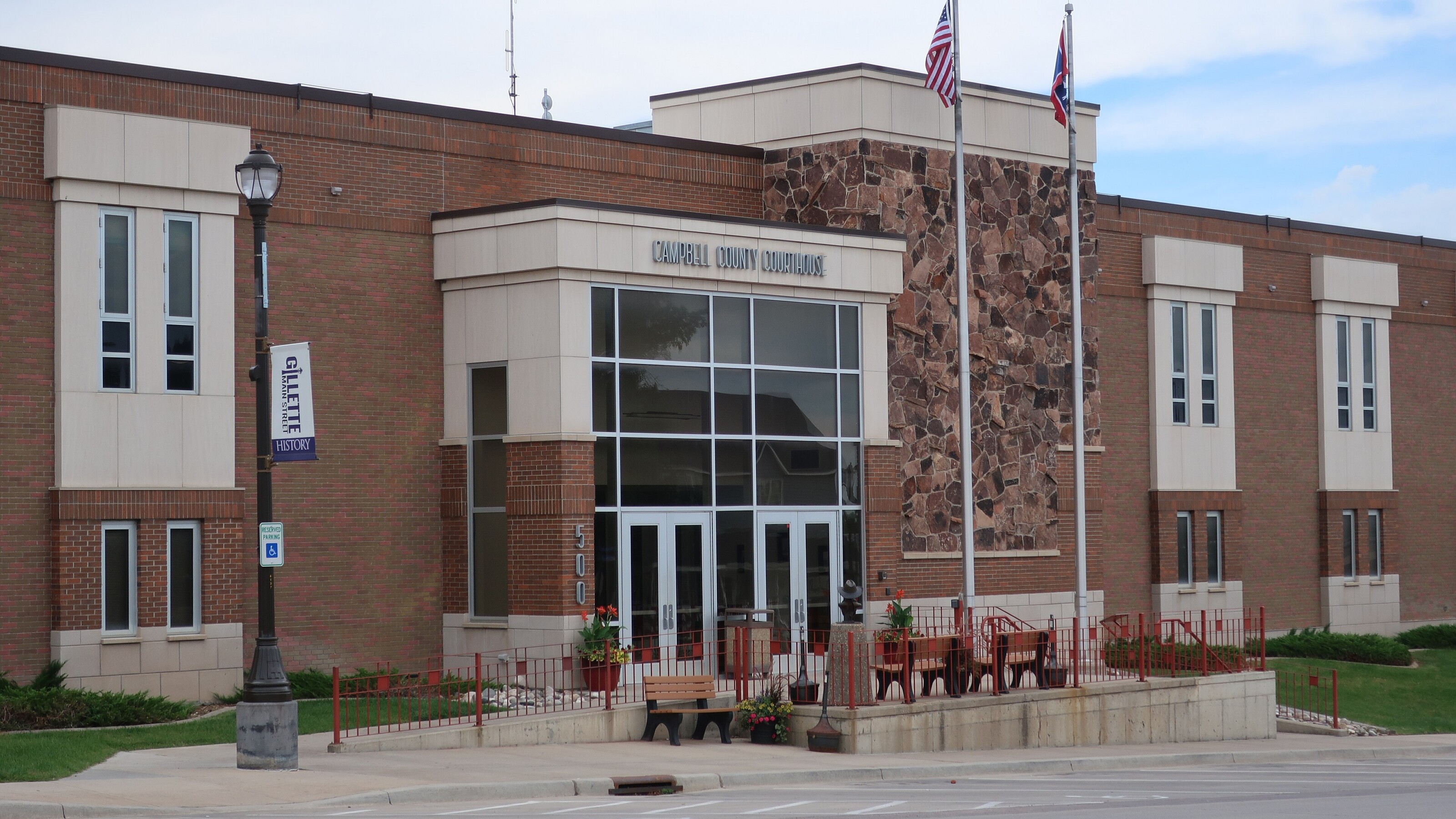 Gillette, Wyoming skyline and business district