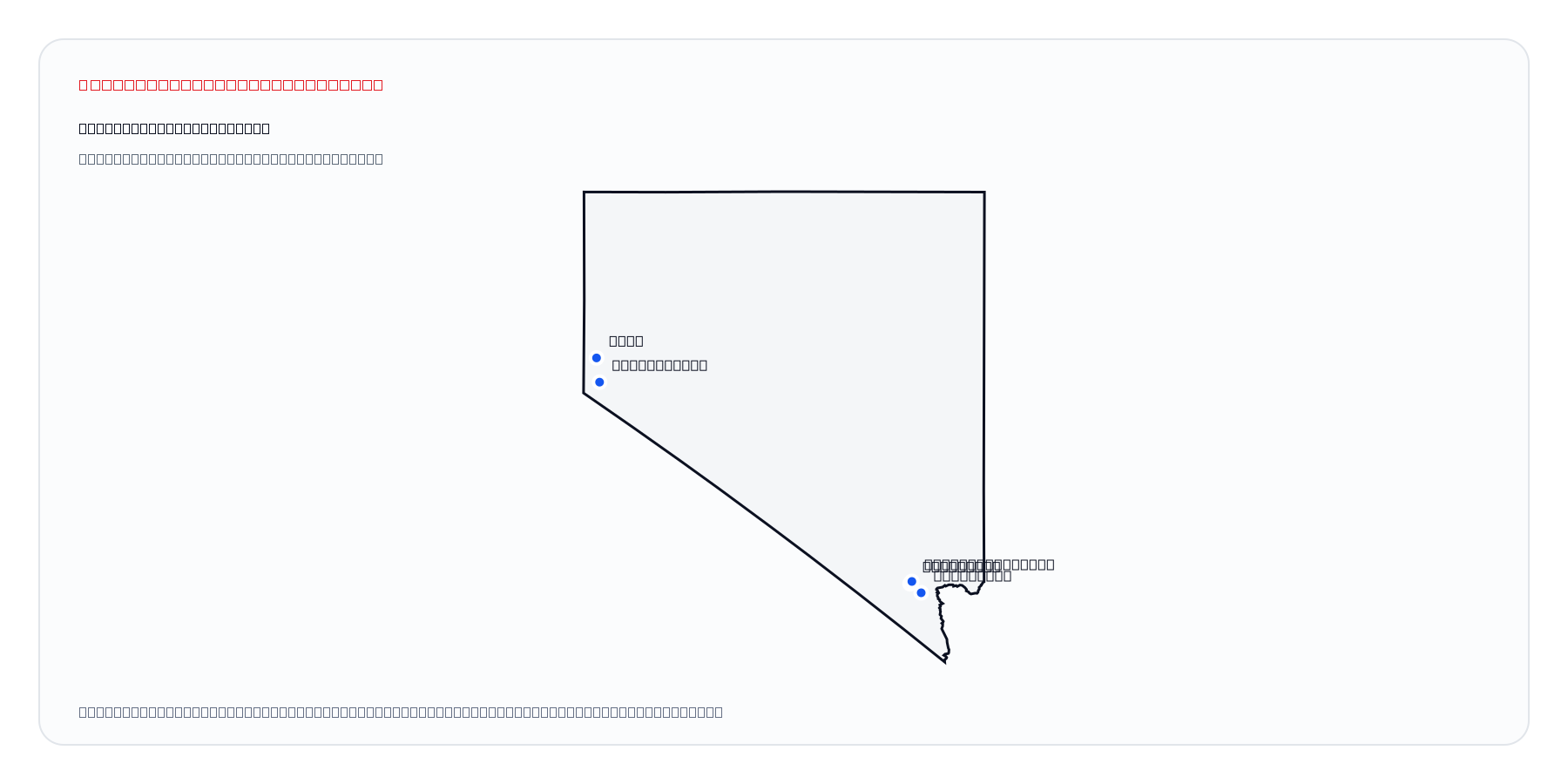 Nevada market coverage map