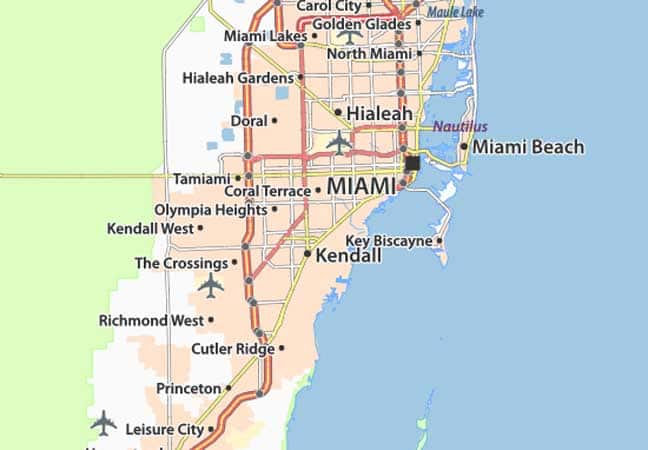 miami seo agency map