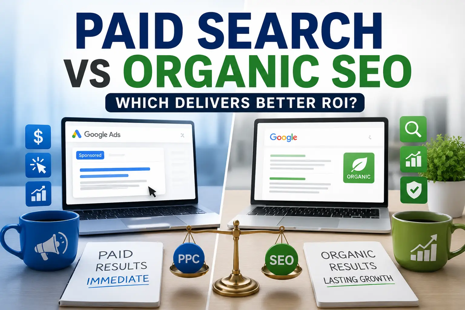 Paid Search vs Organic SEO: Which Delivers Better ROI in 2026?