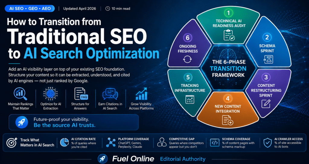 How to Transition from Traditional SEO to AI Search Optimization (2026)