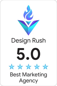 DesignRush 5.0 Best Marketing Agency