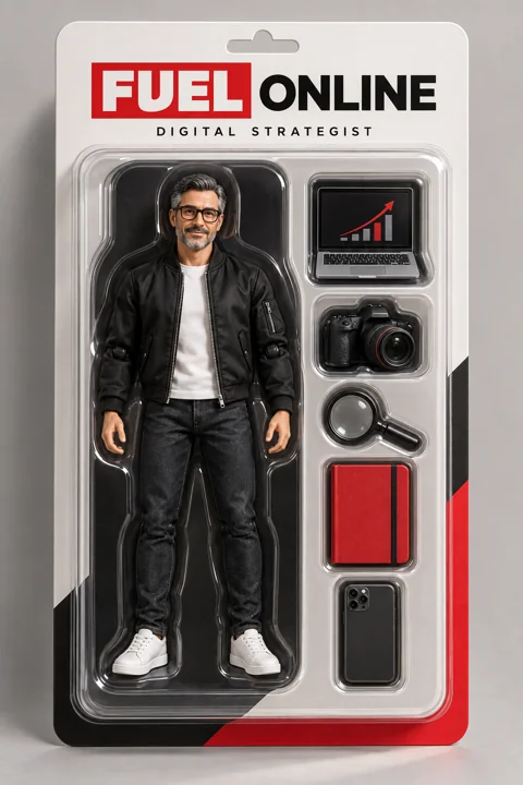 Fuel Online digital strategist collectible character illustration
