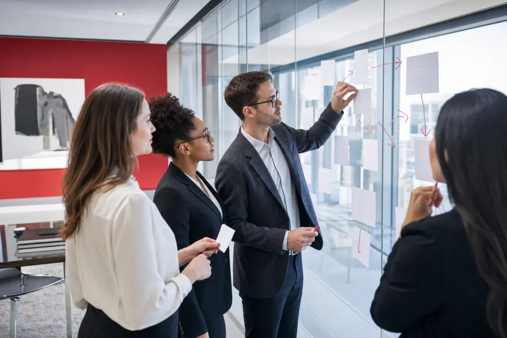 AEO agency for mass tort law firms: a content team organizing frequently asked questions
