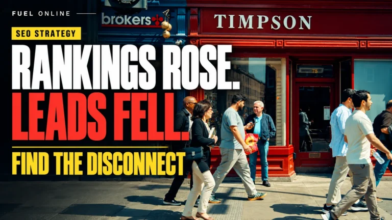 Rankings Rose. Leads Fell. Find the Disconnect