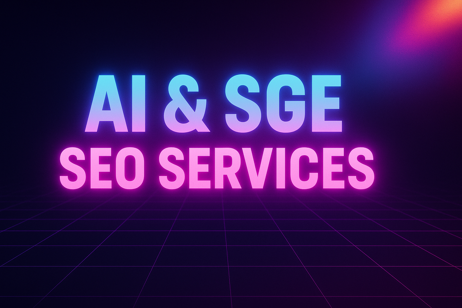 AI & SGE SEO Services