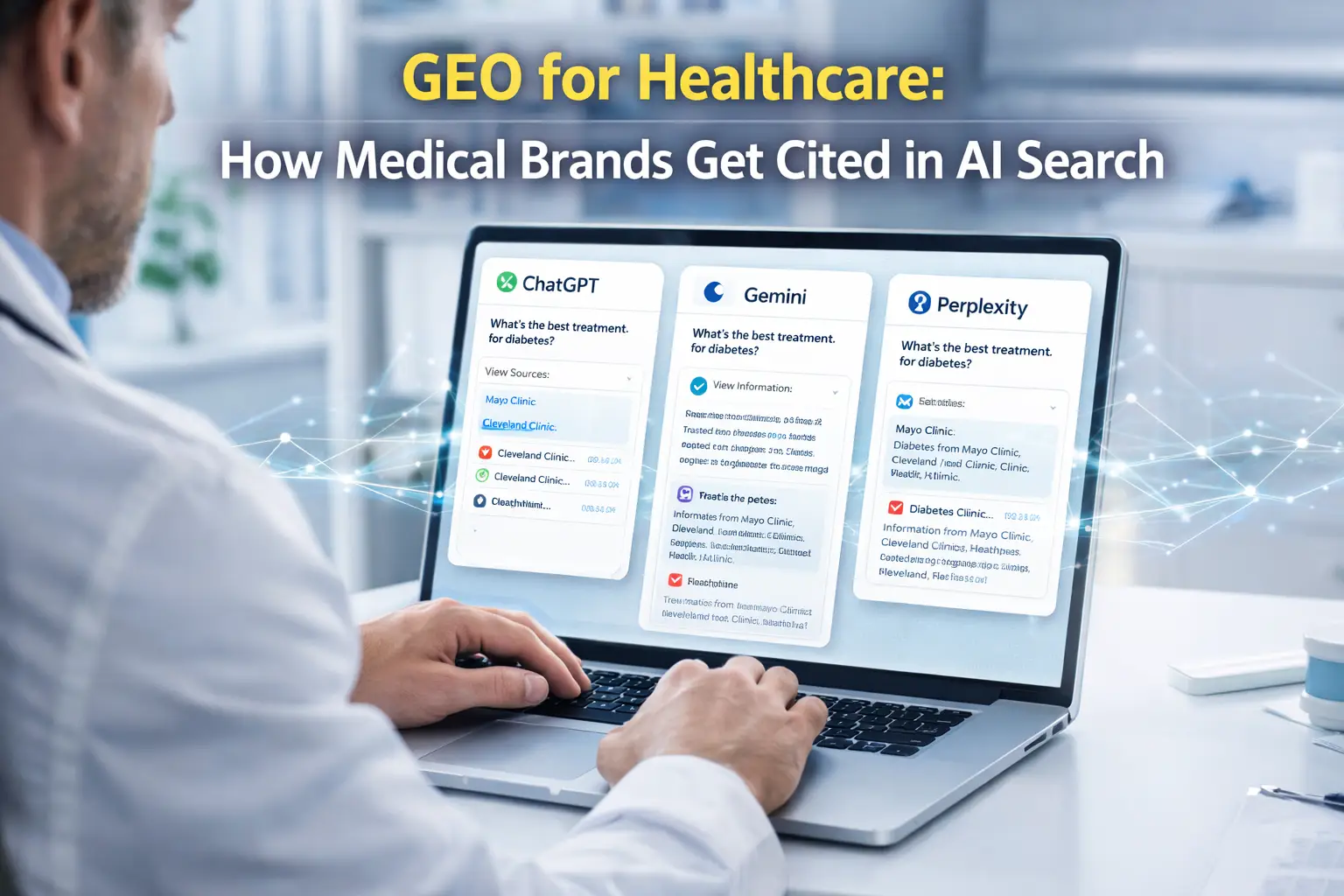 GEO for Healthcare: How Medical Brands Get Cited in AI Search