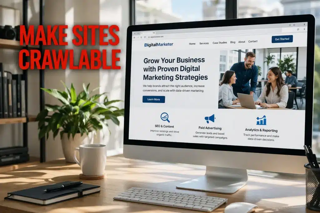 MAKE SITES CRAWLABLE