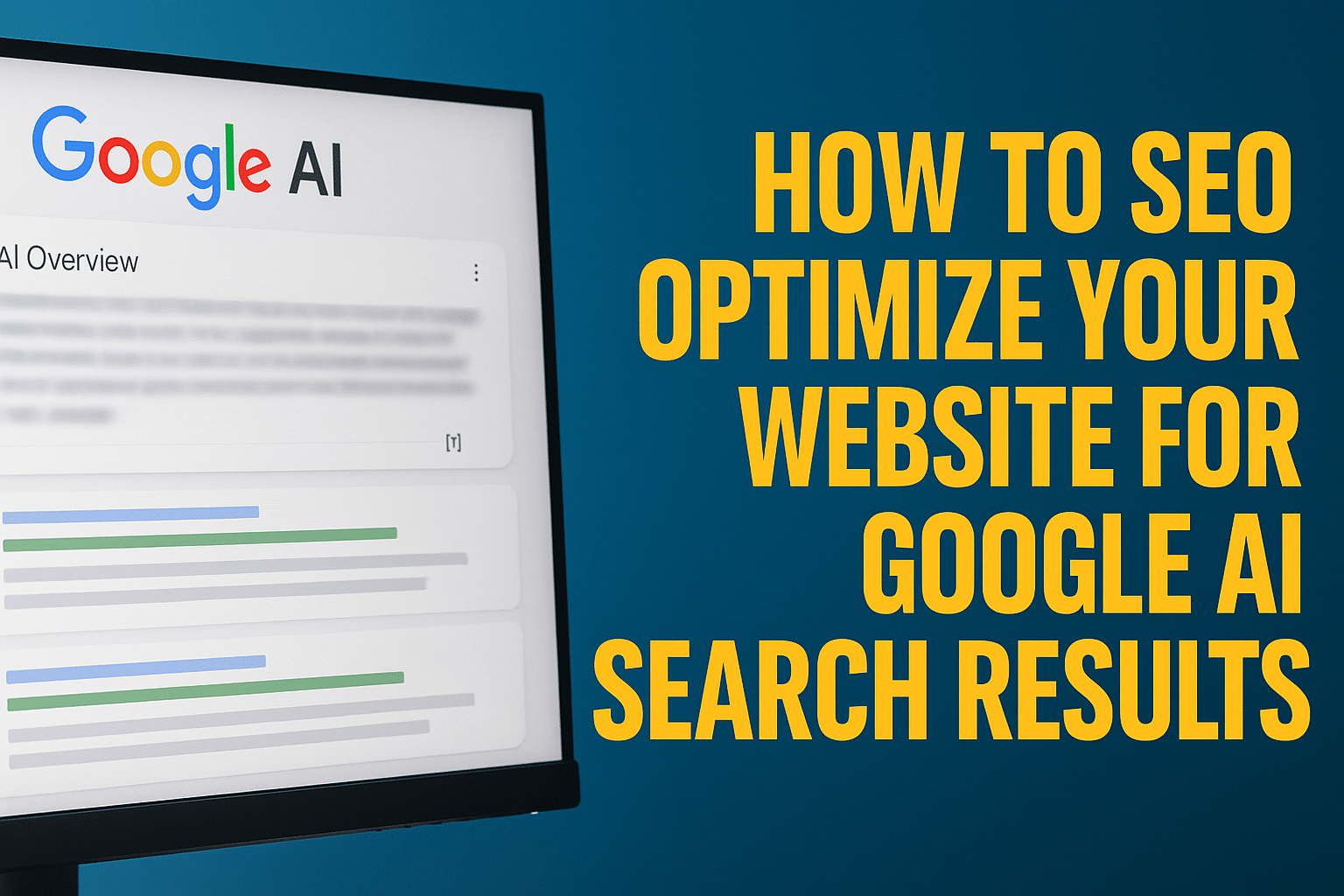 SEO optimize for google AI answers