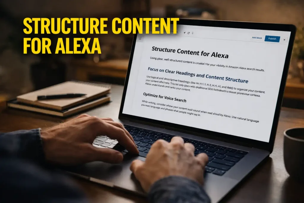 STRUCTURE CONTENT FOR ALEXA