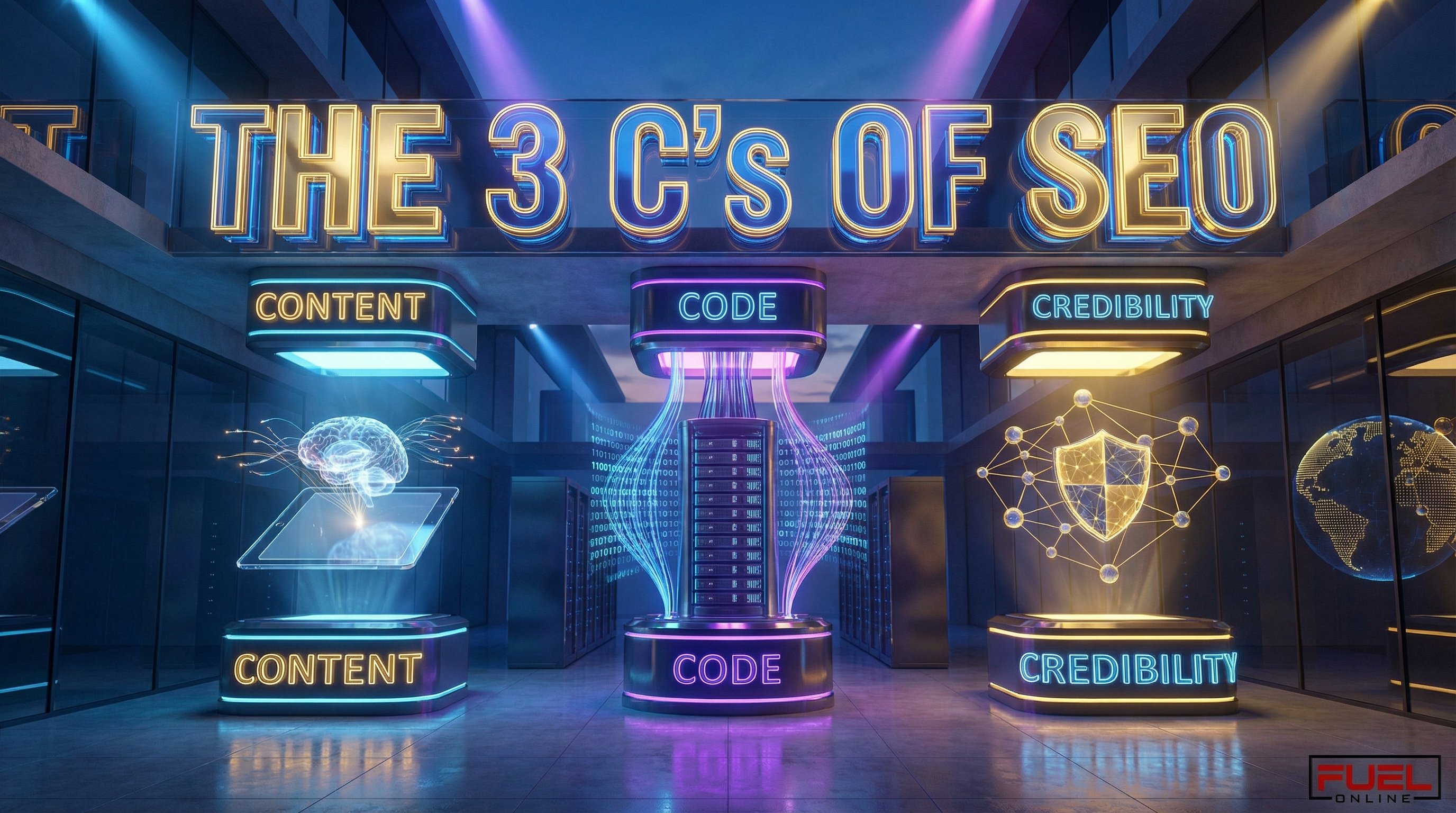 What are the 3 C's of SEO