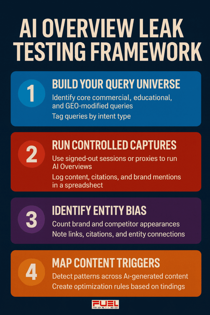  ai seo - leak testing ai overview