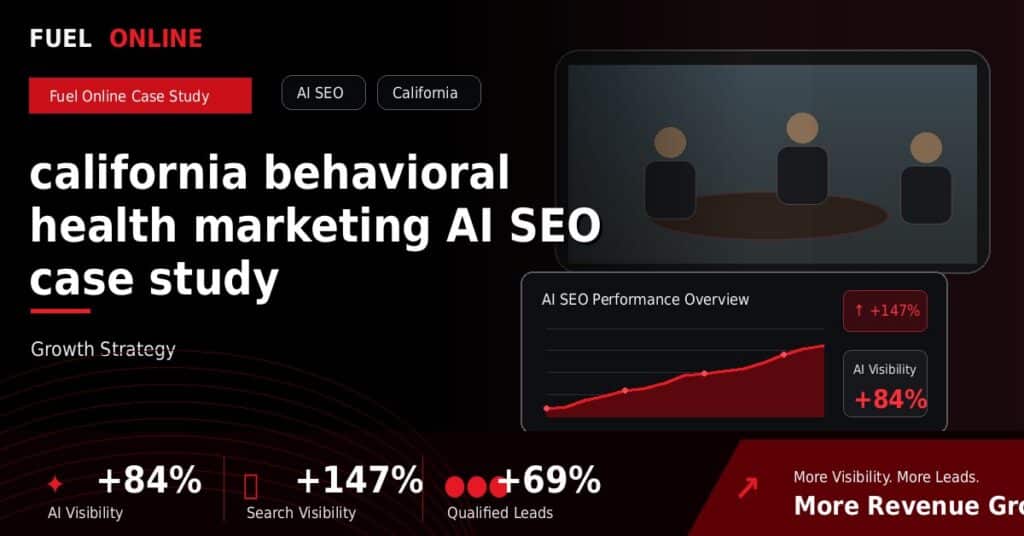 California Behavioral Health AI SEO Case Study case study visual