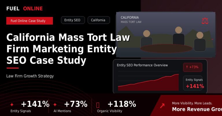 Mass Tort Law Marketing Agency 2 California Mass Tort Law Firm Marketing Entity SEO Case Study