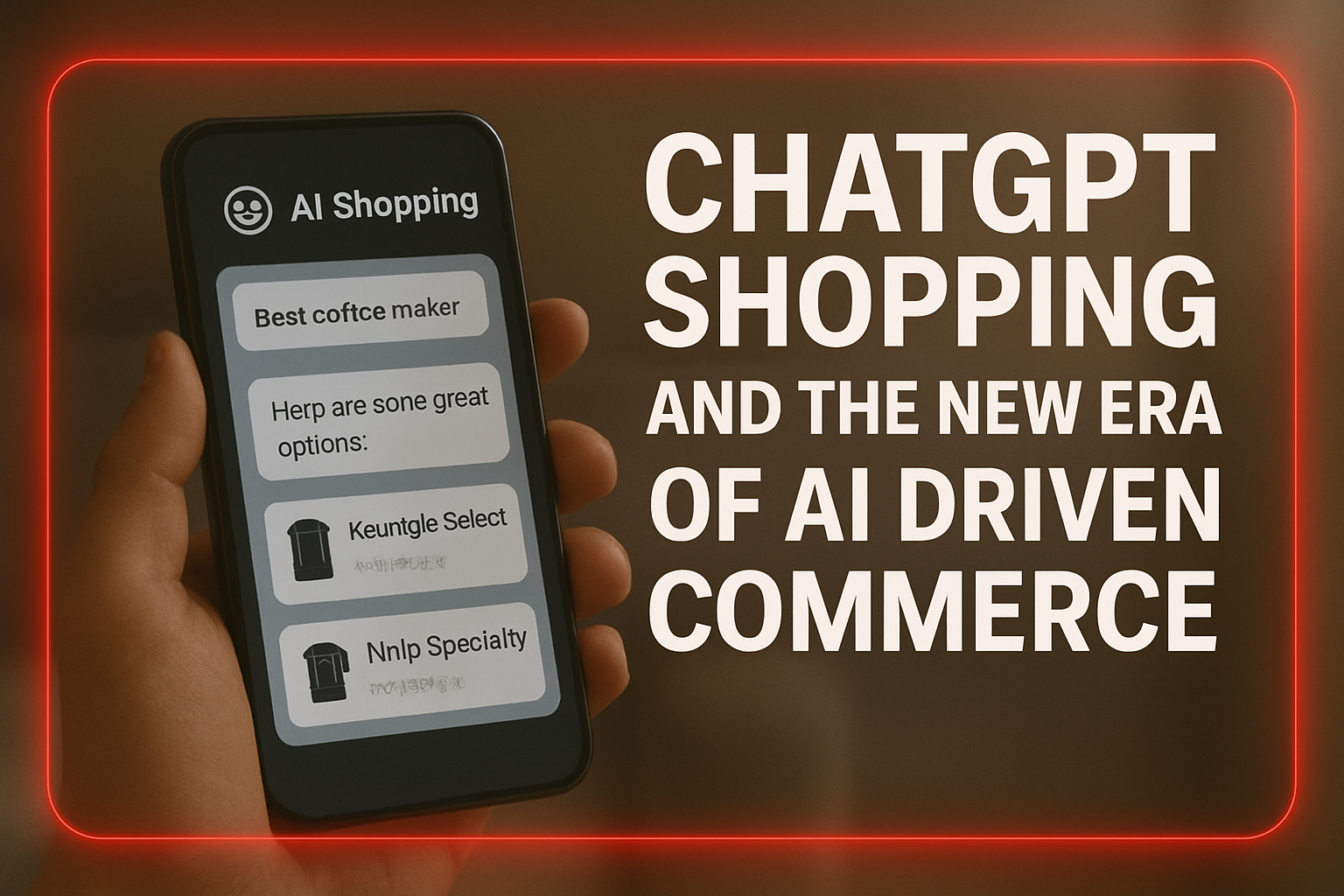 chatgpt shopping reccomendations ecommerce optimization agency