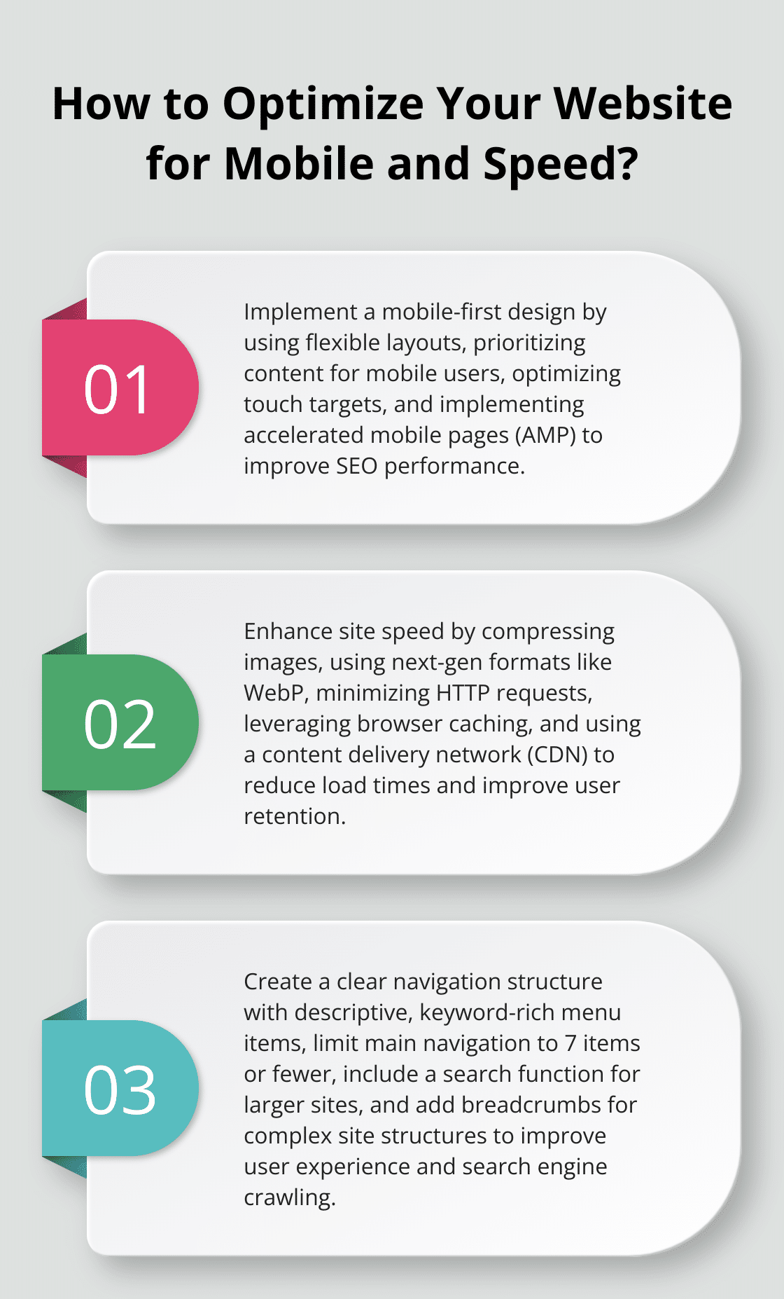 Infographic: How to Optimize Your Website for Mobile and Speed? - web design and seo marketing