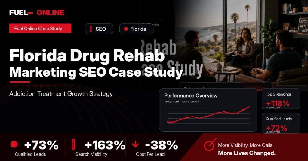 Florida Drug Rehab SEO Case Study case study visual