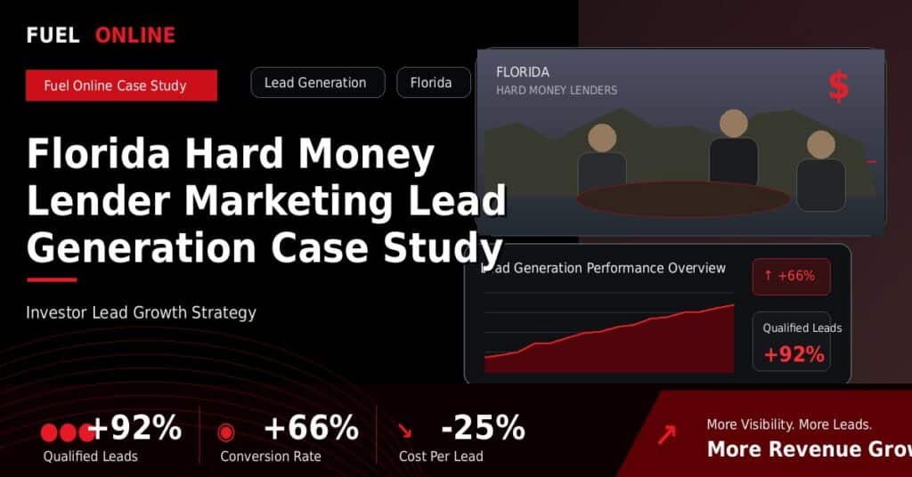 Florida Hard Money Lender Lead Generation Case Study case study visual