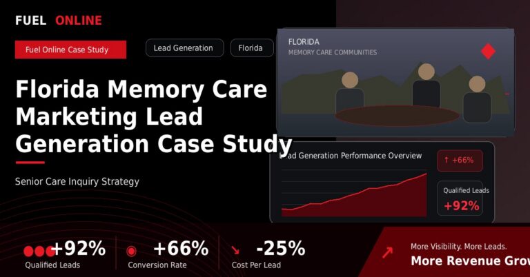 Senior Living, Home Care and Hospice Marketing Agency 2 Florida Memory Care Lead Generation Case Study