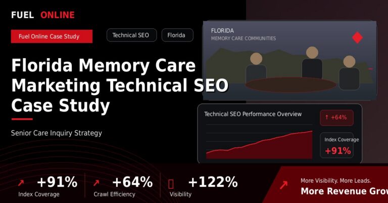 Nursing Homes and Skilled Nursing Facilities SEO Agency 3 Florida Memory Care Technical SEO Case Study