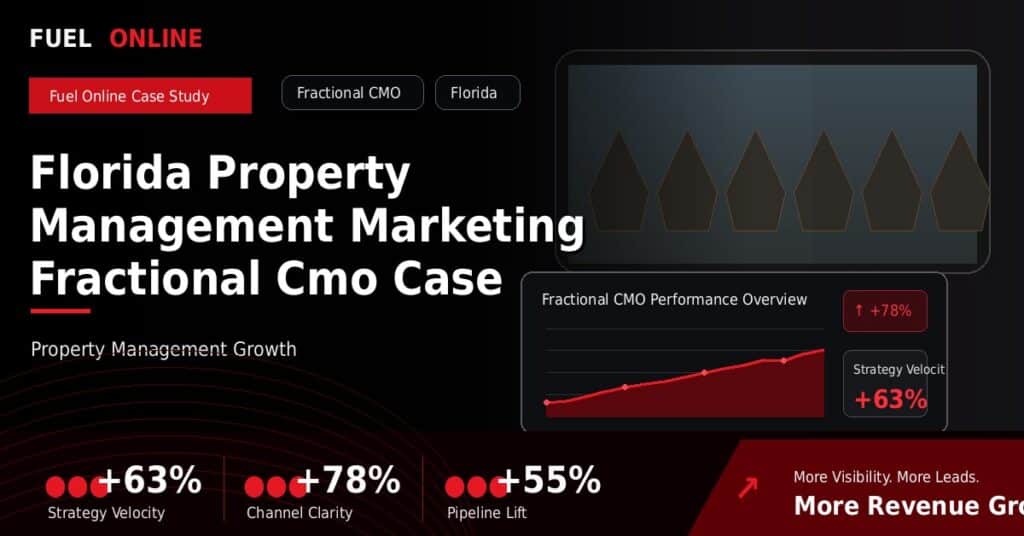 Florida Property Management Marketing Fractional CMO Case Study case study visual