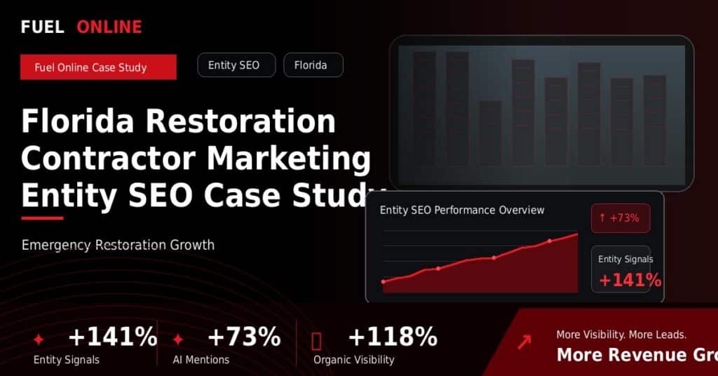 Florida Restoration Contractor Marketing Entity SEO Case Study case study visual