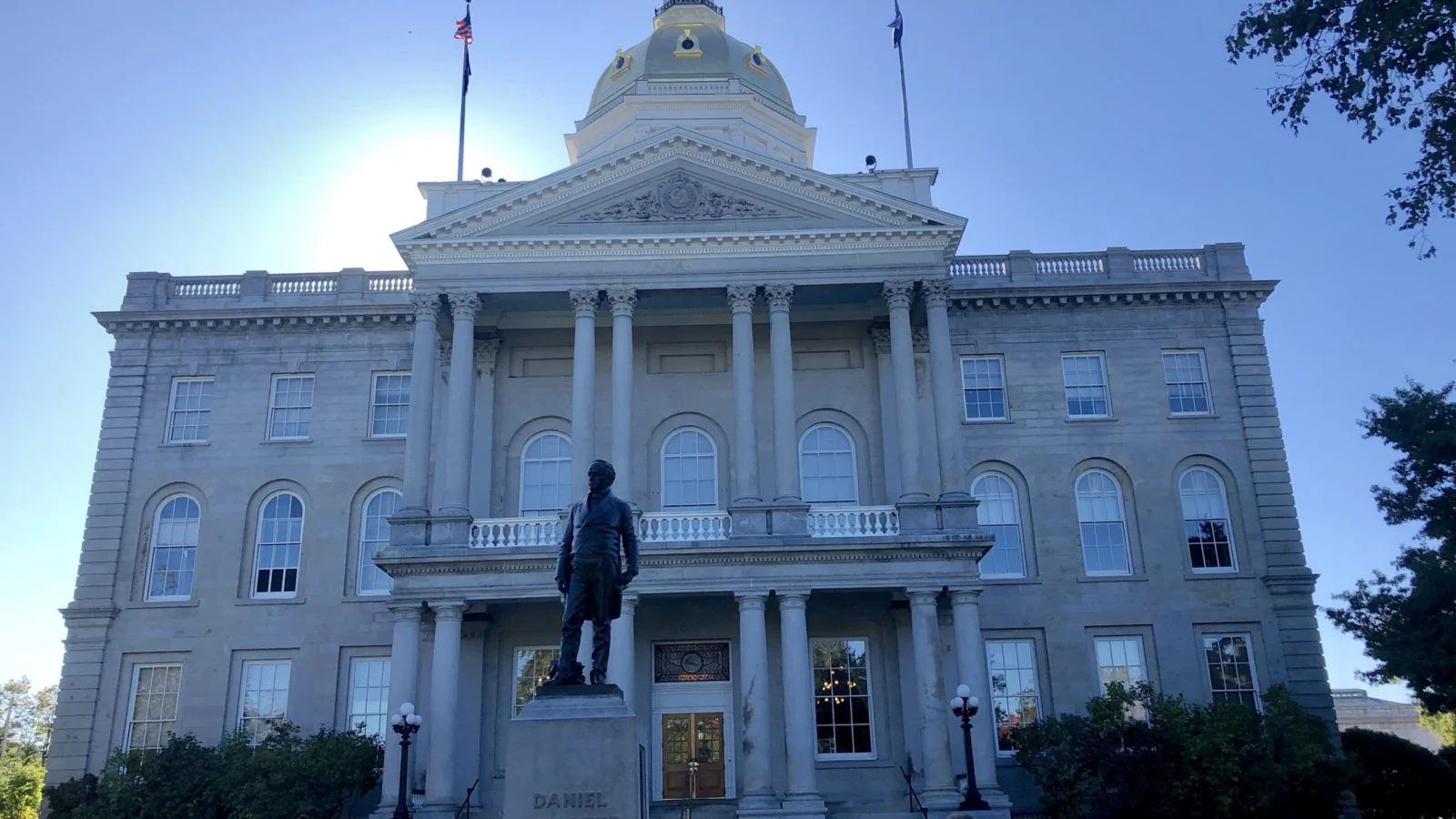 Concord, New Hampshire skyline and business district