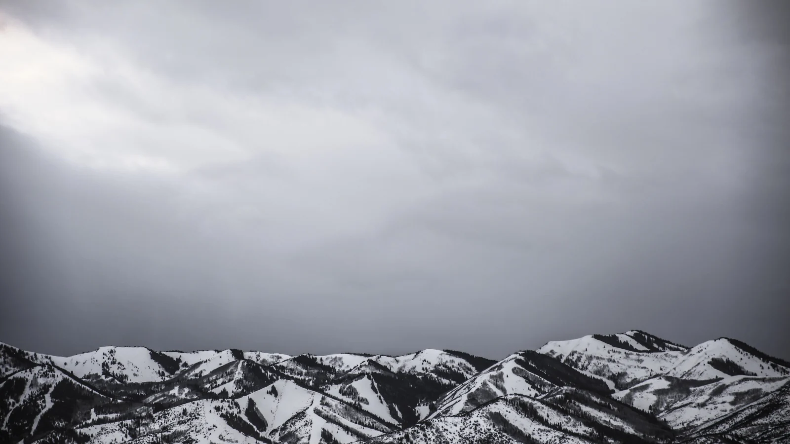 Park City, Utah skyline and business district