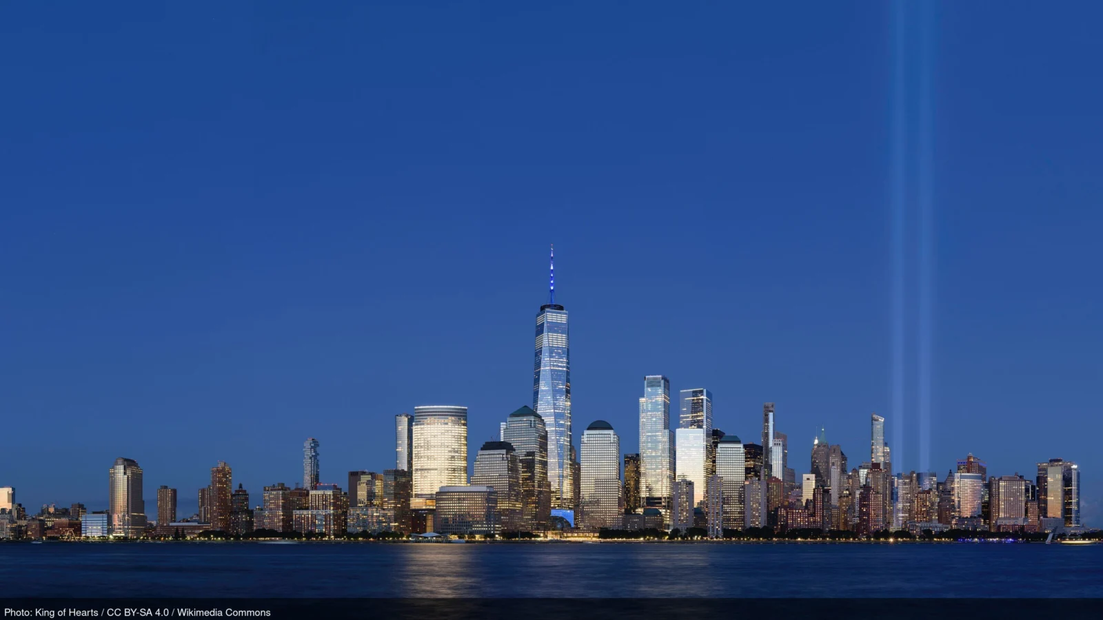 Jersey City, New Jersey skyline and business district