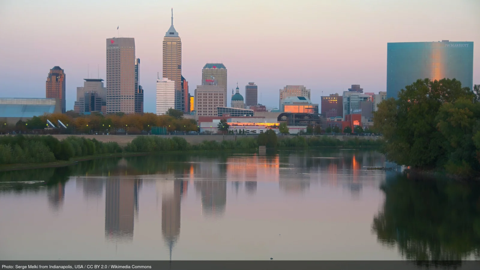 Carmel, Indiana skyline and business district