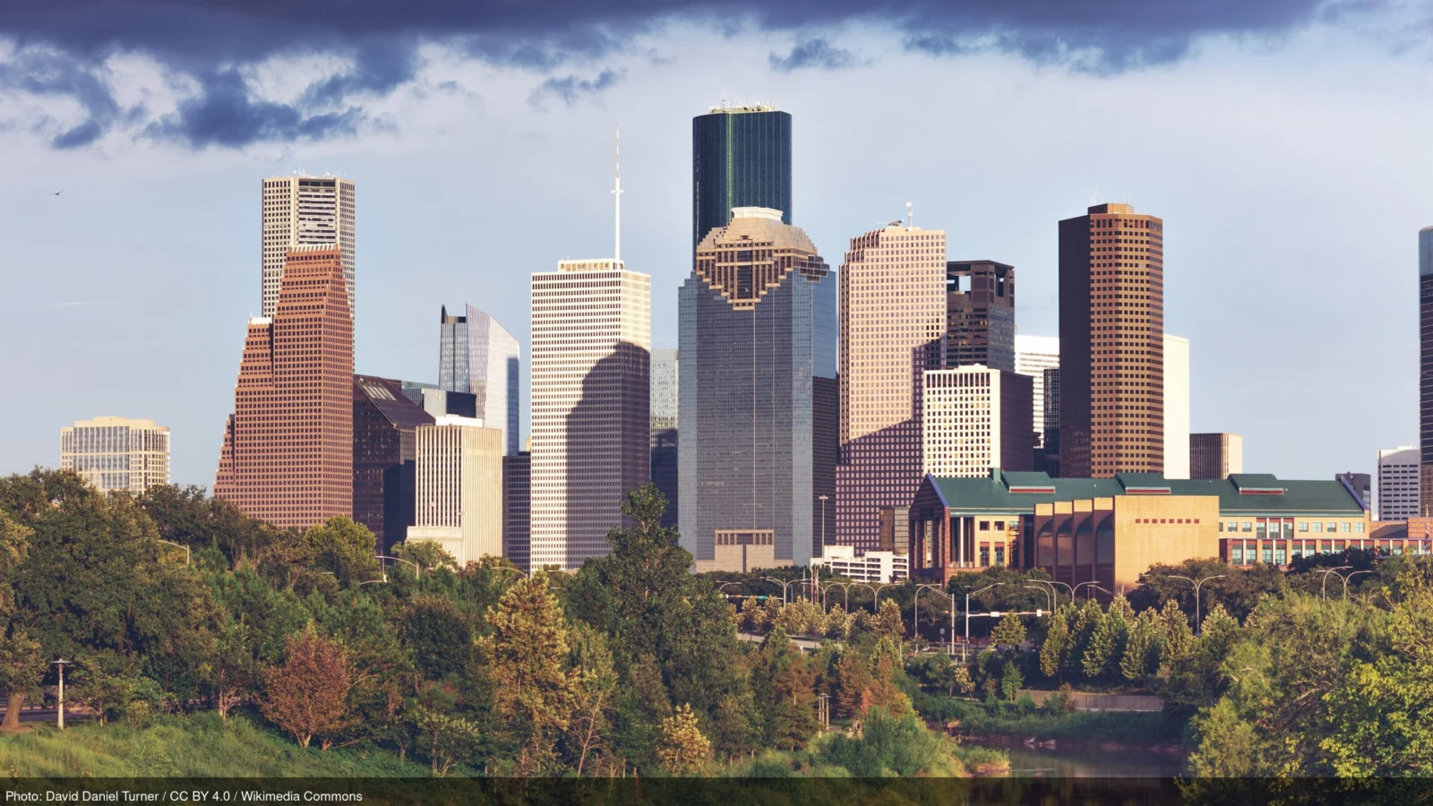 Houston, Texas skyline and business district