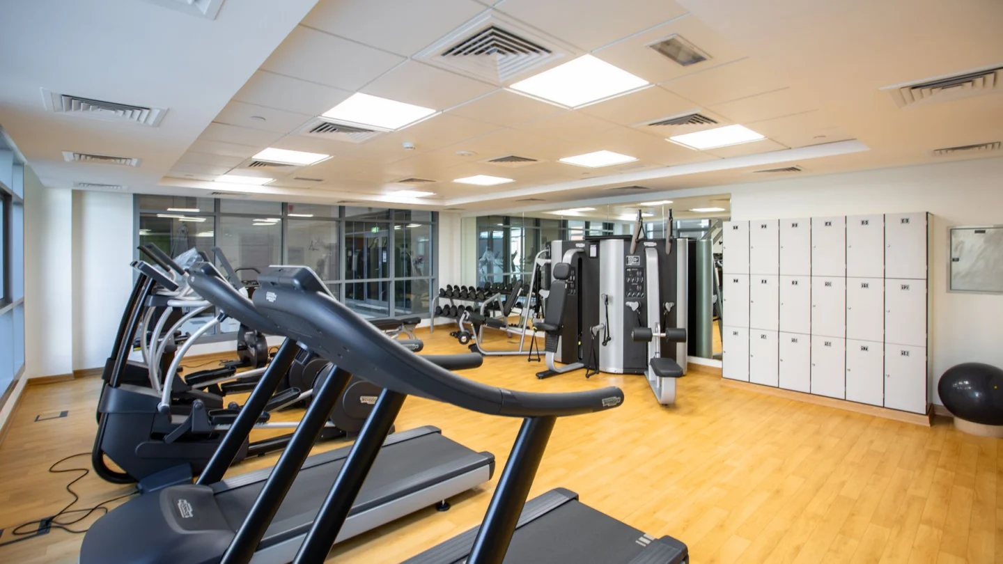 Fitness Center and Gym Marketing Agency: modern fitness center training floor