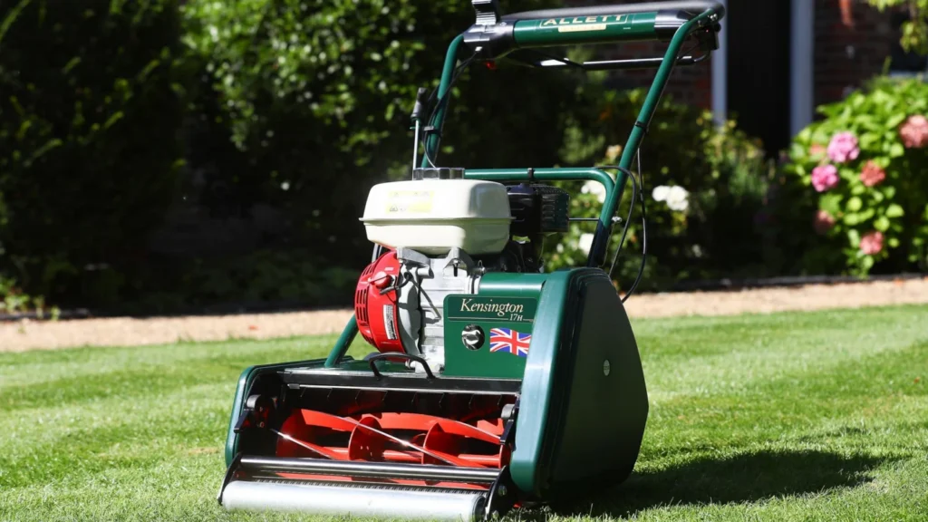Landscaping Marketing Agency Photo B Landscaping Marketing Company: professional lawn mower in a manicured garden