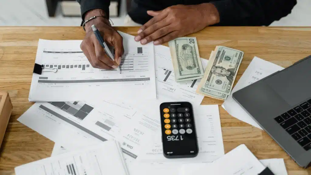 Independent Insurance PPC Agency Photo B Independent Insurance Paid Search Agency: professional analyzing financial risk and business records