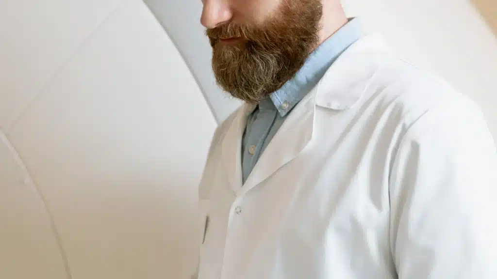 Orthopedic SEO Company: physician analyzing medical records
