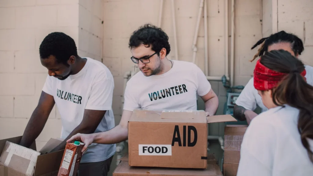 Nonprofit Digital Marketing Agency: charity team donor meeting