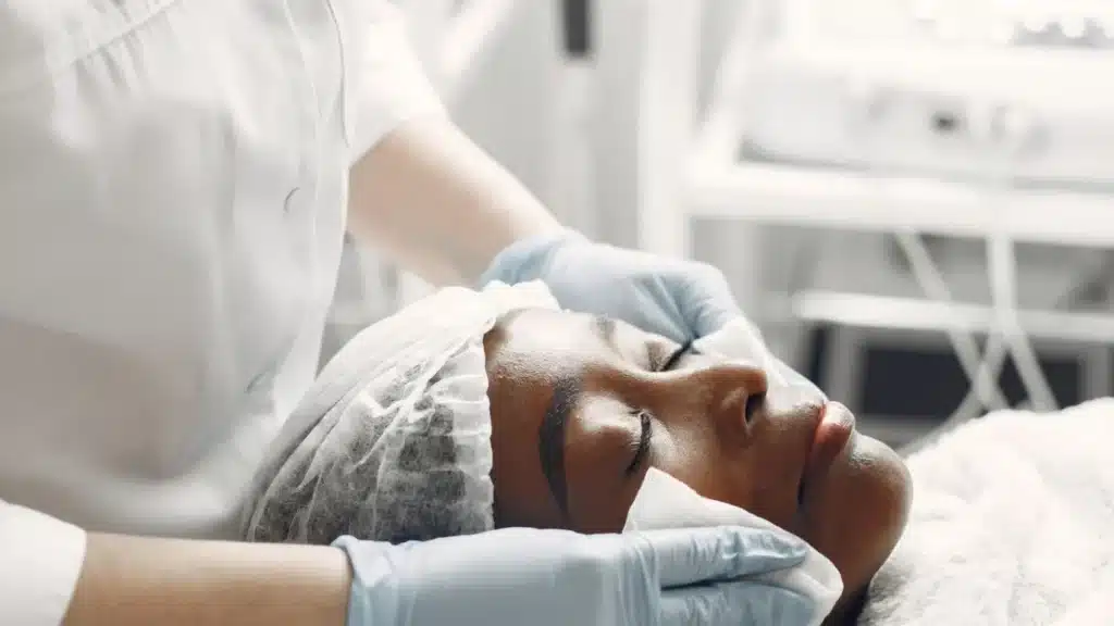 Medical Spa Marketing Agency Photo A Medical Spa Digital Marketing Agency: aesthetic professional providing facial care