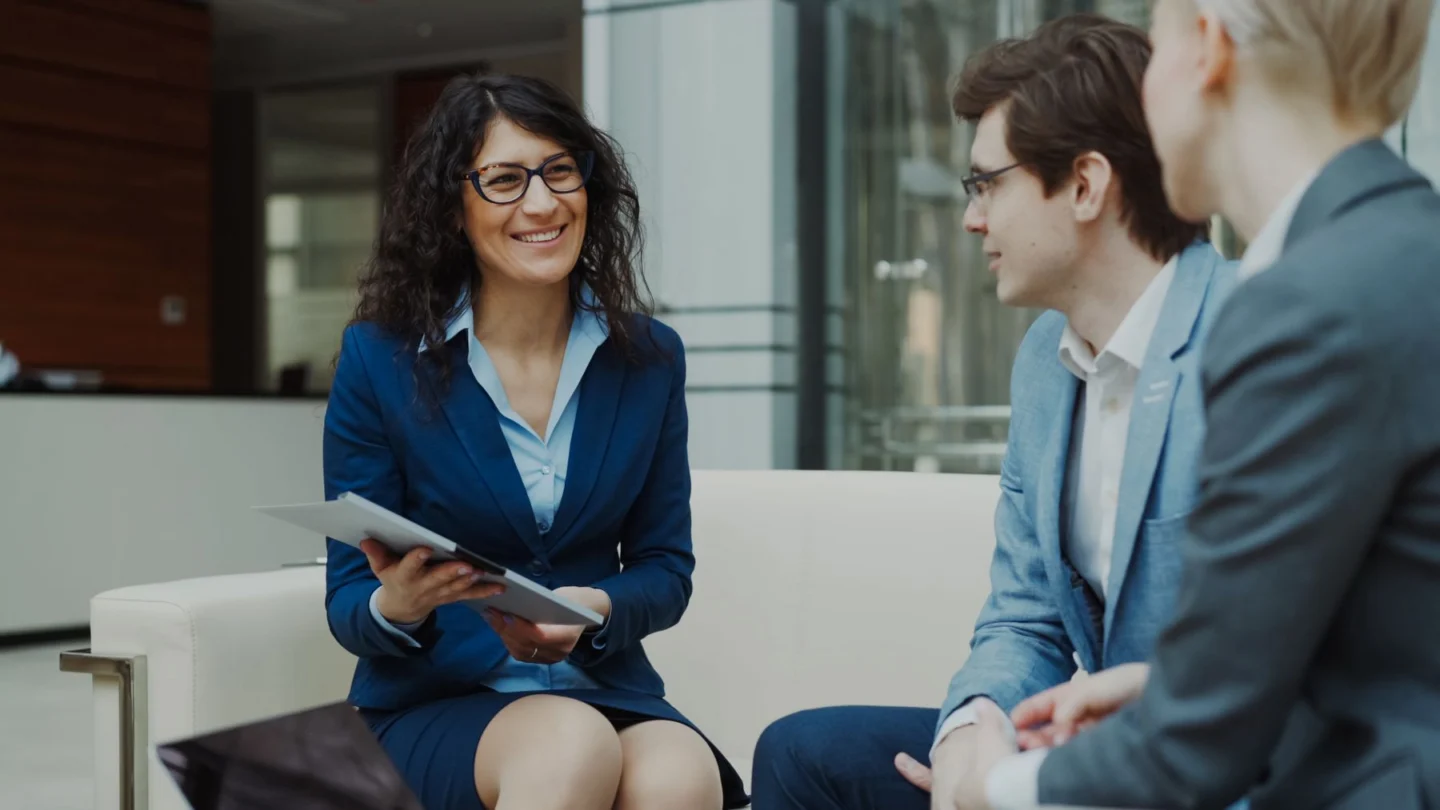 Professional Services Marketing Agency: professional consultant client meeting