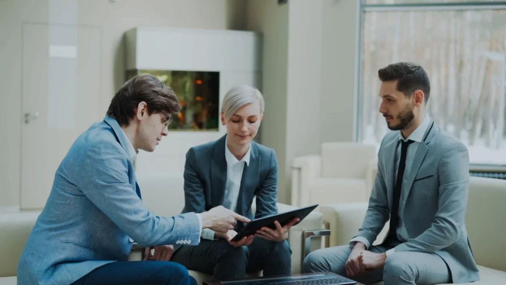 Professional Services Online Marketing Agency: professional services team conference room