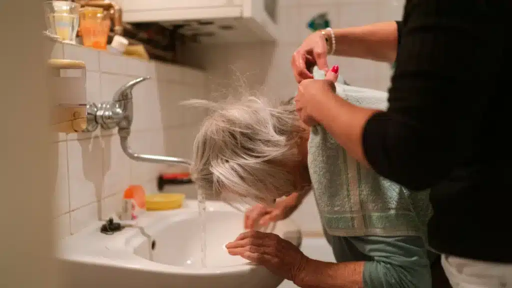 SEO Services for Hospice: senior receiving personal home health assistance
