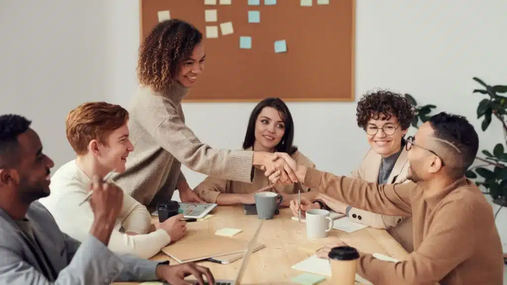 Healthcare Staffing Marketing Agency Photo B Healthcare Staffing Marketing Company: business professionals evaluating hiring needs